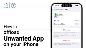 offload app on iphone 17