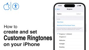 set custom ringtones on iphone 17