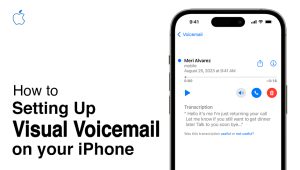set up voicemail on iphone 17
