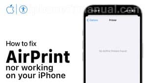 fix airprint not working on iphone 17