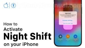 turn on night shift on iphone 17
